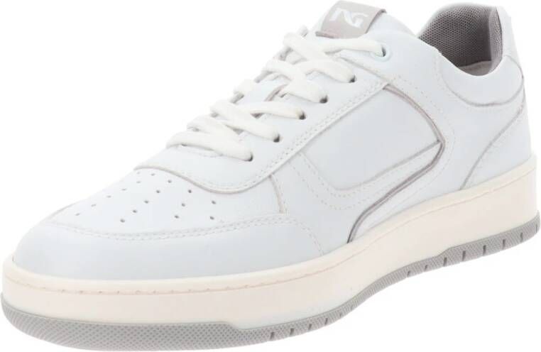 Nerogiardini Heren Leren Sneakers White Heren