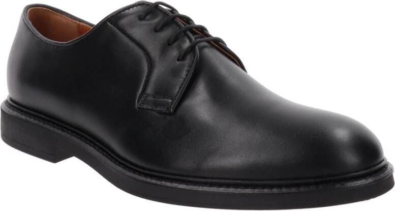 Nerogiardini Heren leren veterschoenen Black Heren