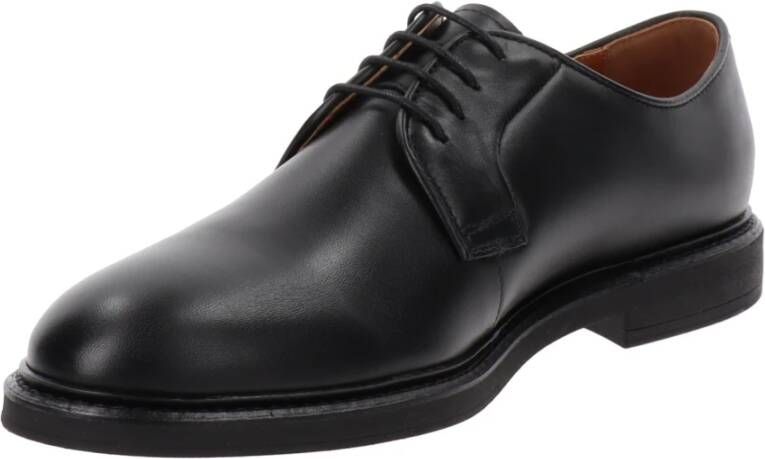 Nerogiardini Heren leren veterschoenen Black Heren