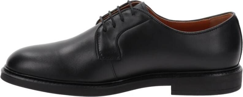 Nerogiardini Heren leren veterschoenen Black Heren