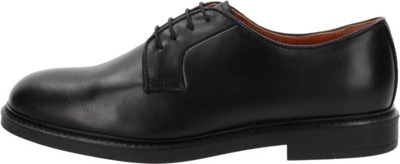 Nerogiardini Heren leren veterschoenen Black Heren