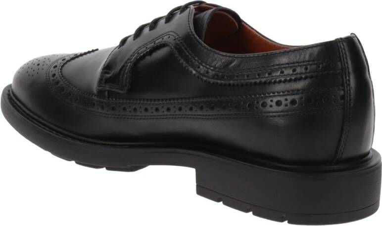 Nerogiardini Heren leren veterschoenen Black Heren