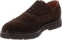 Nerogiardini Suède Oxford Schoenen Bruin Brown Heren - Thumbnail 6