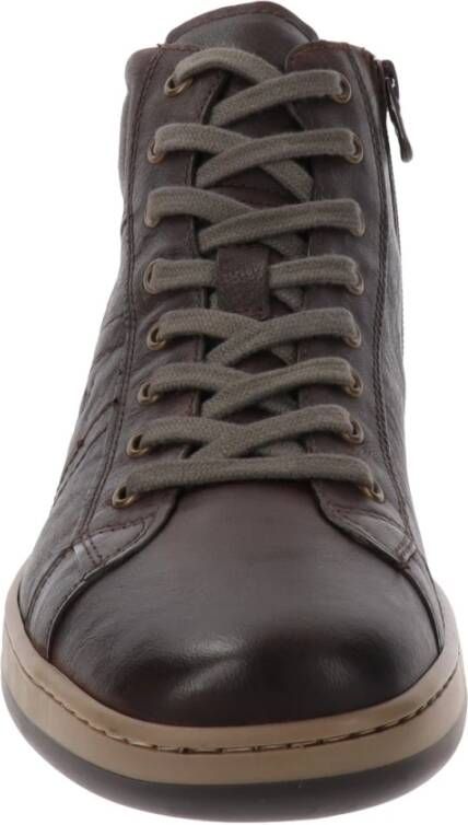 Nerogiardini Heren sneakers van hoogwaardig leer Brown Heren