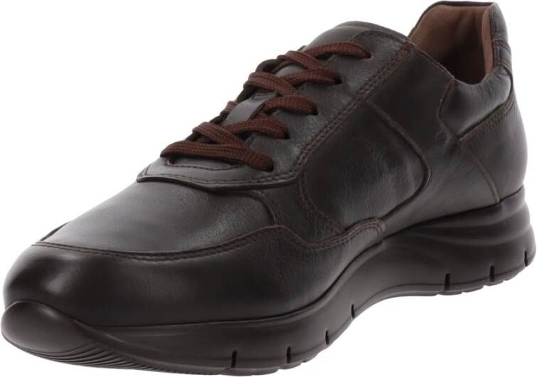 Nerogiardini Heren Sneakers van Leer Brown Heren