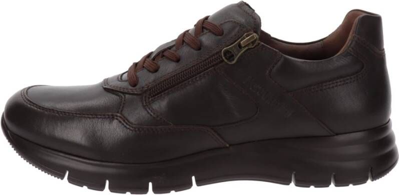 Nerogiardini Heren Sneakers van Leer Brown Heren