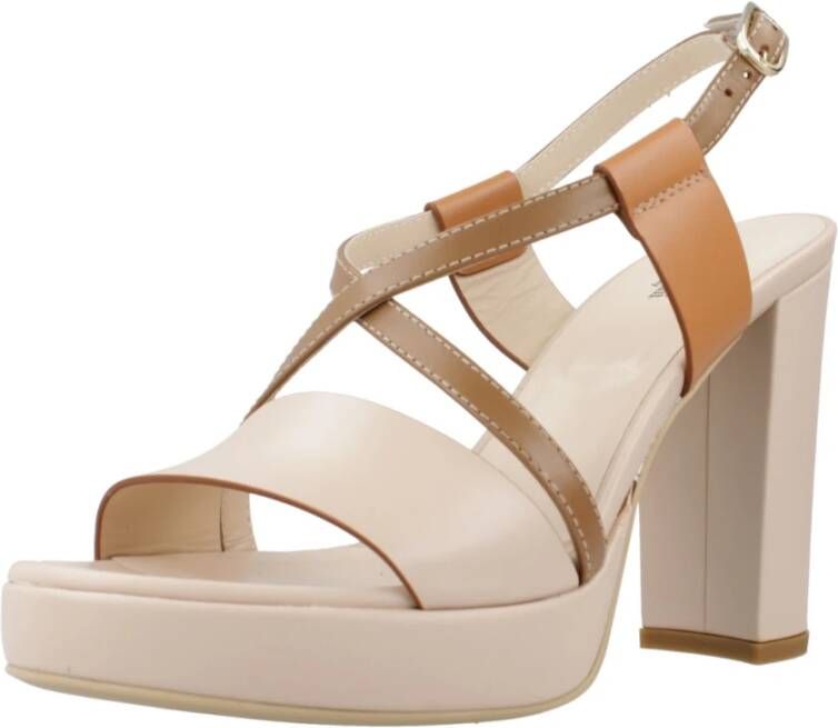 Nerogiardini High Heel Sandals Beige Dames