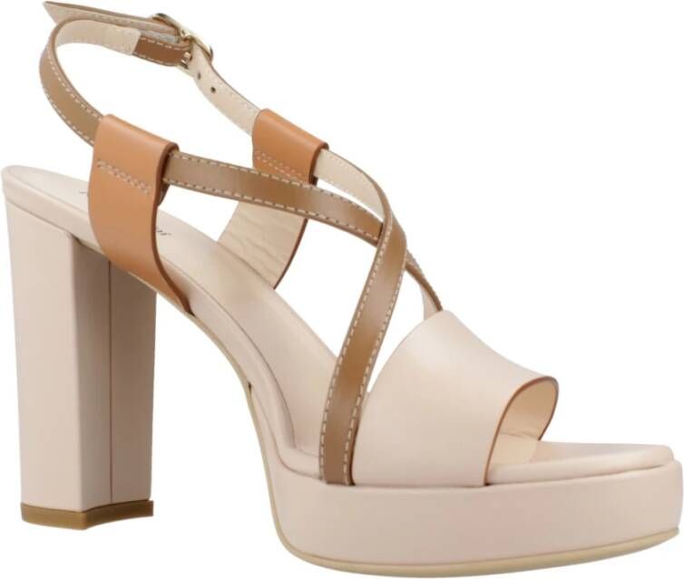 Nerogiardini High Heel Sandals Beige Dames