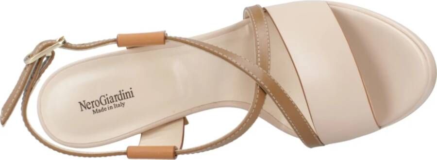 Nerogiardini High Heel Sandals Beige Dames