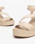 Nerogiardini High Heel Sandals Beige Dames - Thumbnail 3