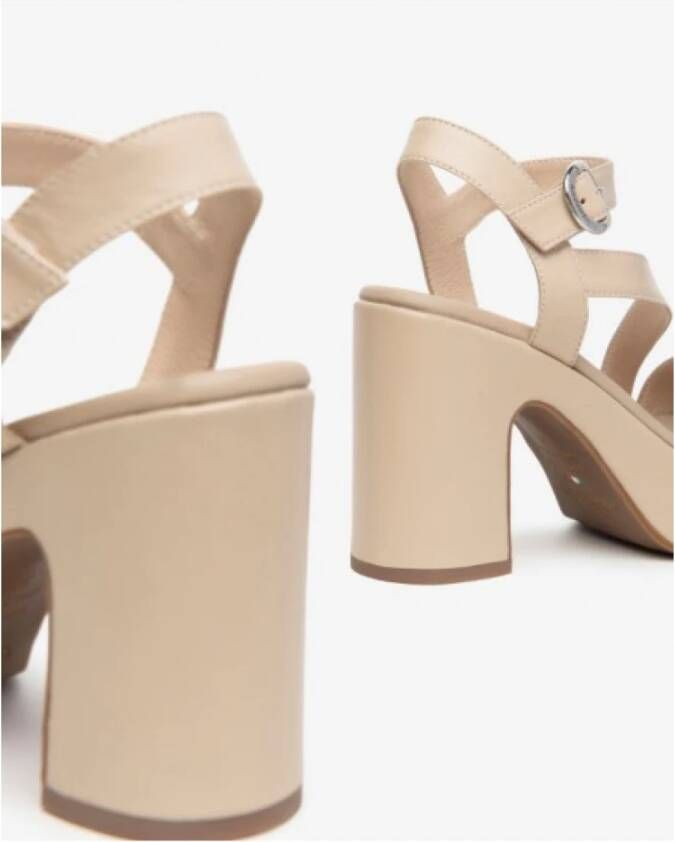 Nerogiardini High Heel Sandals Beige Dames