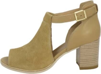 Nerogiardini High Heel Sandals Beige Dames