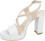 Nerogiardini Hoge hak sandalen voor dames White Dames - Thumbnail 3