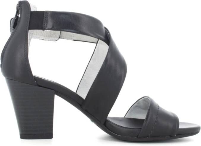 Nerogiardini Hoge hak sandalen voor vrouwen Black Dames