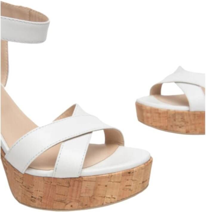 Nerogiardini Hoge hak sandalen White Dames