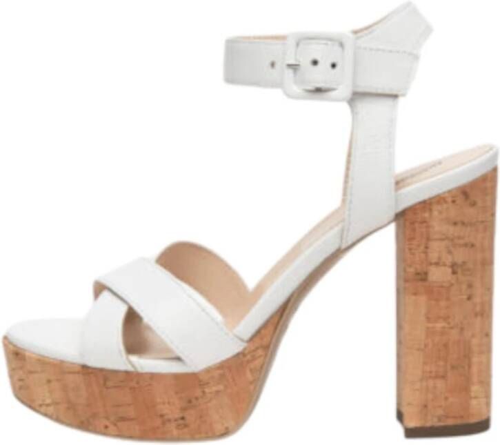 Nerogiardini Hoge hak sandalen White Dames