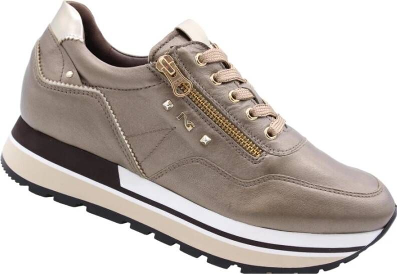 Nerogiardini Jafar Stijlvolle Sneakerschoenen Brown Dames