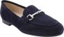 Nerogiardini Leren Dames Loafers Slip-On Stijl Blue Dames - Thumbnail 25