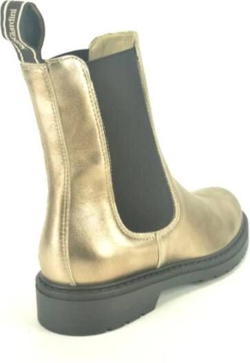 Nerogiardini Klassieke Chelsea Boot in Goud Yellow Dames