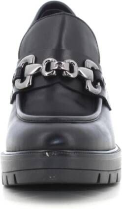 Nerogiardini Klassieke dames loafers met hak Black Dames