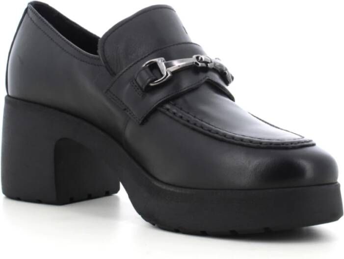 Nerogiardini Klassieke Damesloafer met Hakken Black Dames