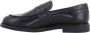 Nerogiardini Zwarte leren heren loafers met band Black Heren - Thumbnail 2