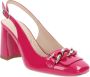 Nerogiardini Fuchsia Patent Slingback Sandalen Pink Dames - Thumbnail 17