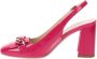 Nerogiardini Fuchsia Patent Slingback Sandalen Pink Dames - Thumbnail 20