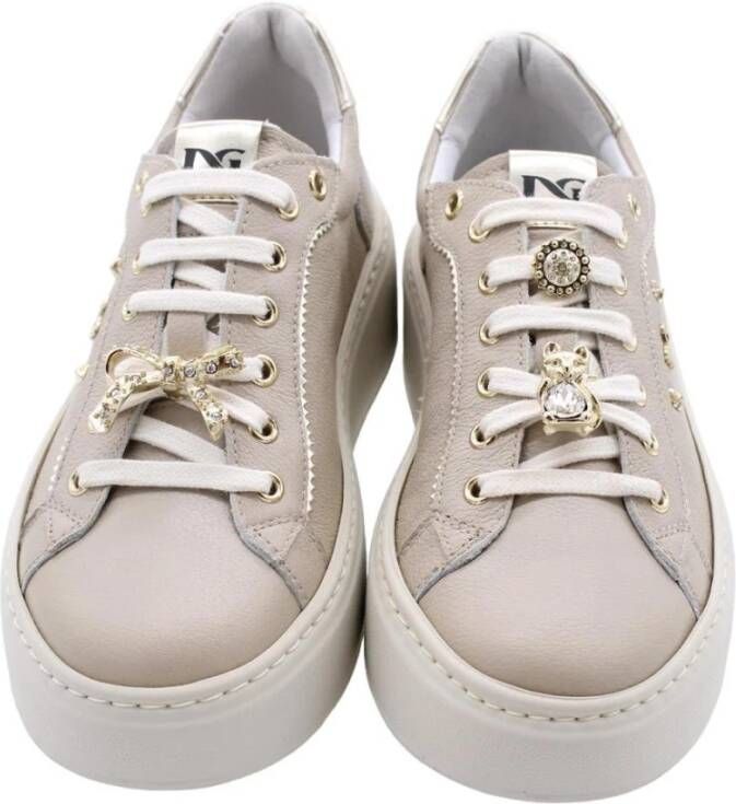 Nerogiardini Kwak Sneaker Beige Dames