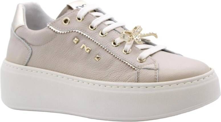 Nerogiardini Kwak Sneaker Beige Dames