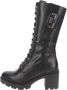 Nerogiardini Zwarte Leren Veterschoenen Black Dames - Thumbnail 9