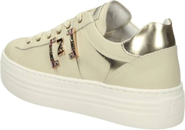 Nerogiardini Lage Sneakers Beige Dames