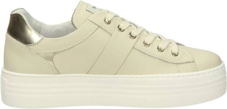 Nerogiardini Lage Sneakers Beige Dames