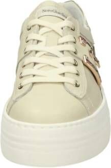 Nerogiardini Lage Sneakers Beige Dames