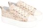 Nerogiardini Lage Sneakers Beige Dames - Thumbnail 2