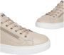 Nerogiardini Leren Heren Sneakers met Veters en Ritssluiting Beige Heren - Thumbnail 2