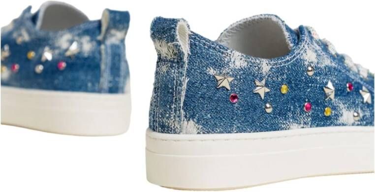 Nerogiardini Lage Sneakers Blue Dames