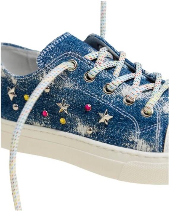 Nerogiardini Lage Sneakers Blue Dames