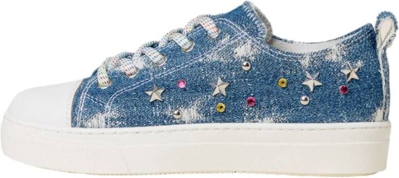 Nerogiardini Lage Sneakers Blue Dames