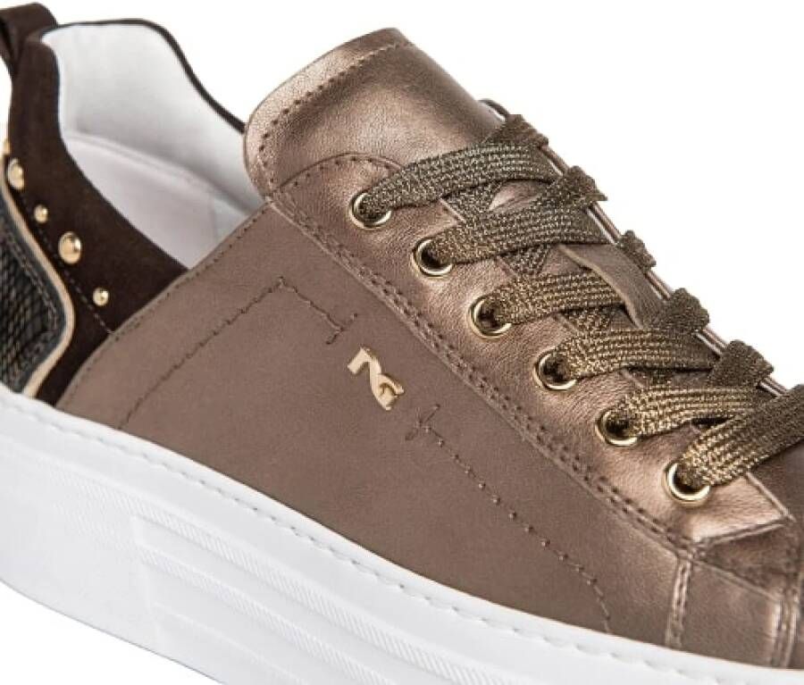 Nerogiardini Lage Top Sneakers Brown Dames