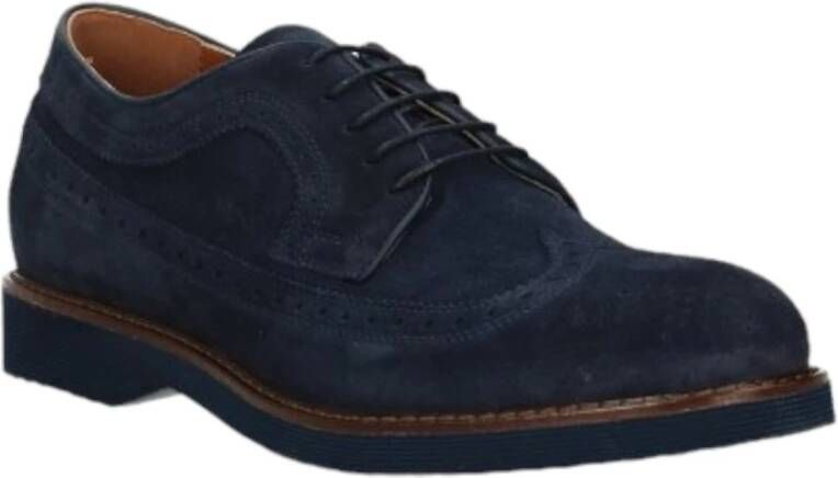 Nerogiardini Lage Veterschoenen Blue Heren