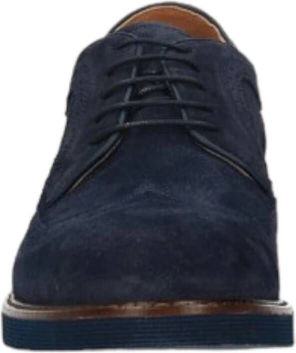 Nerogiardini Lage Veterschoenen Blue Heren