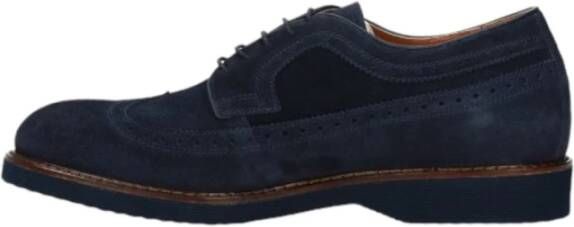 Nerogiardini Lage Veterschoenen Blue Heren