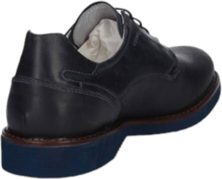 Nerogiardini Lage Veterschoenen Blue Heren