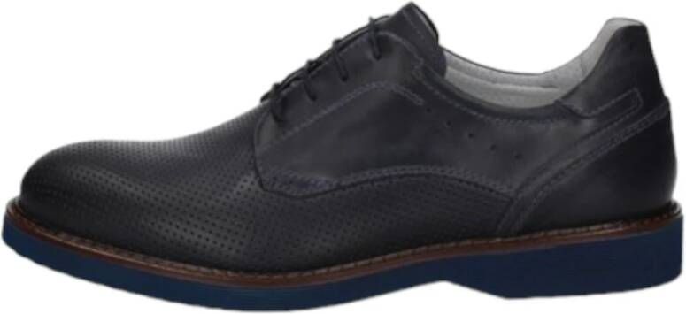 Nerogiardini Lage Veterschoenen Blue Heren