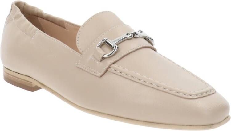 Nerogiardini Leren Dames Ballerina Schoenen Beige Dames