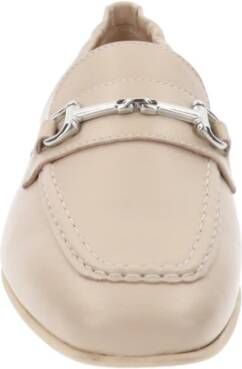 Nerogiardini Leren Dames Ballerina Schoenen Beige Dames