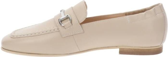 Nerogiardini Leren Dames Ballerina Schoenen Beige Dames