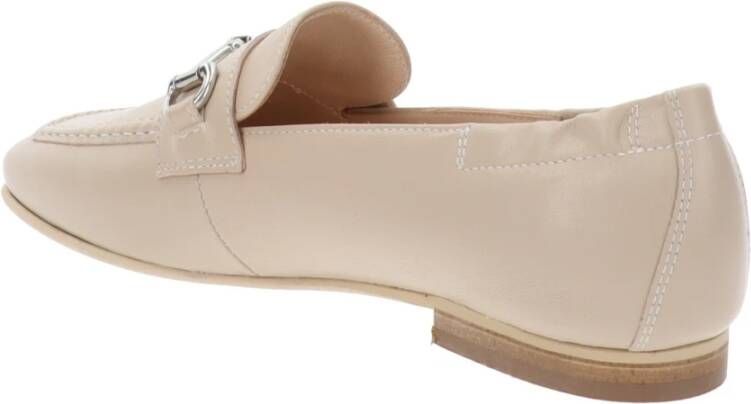 Nerogiardini Leren Dames Ballerina Schoenen Beige Dames