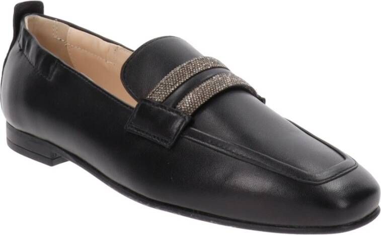 Nerogiardini Leren Dames Loafers Elegante Stijl Black Dames